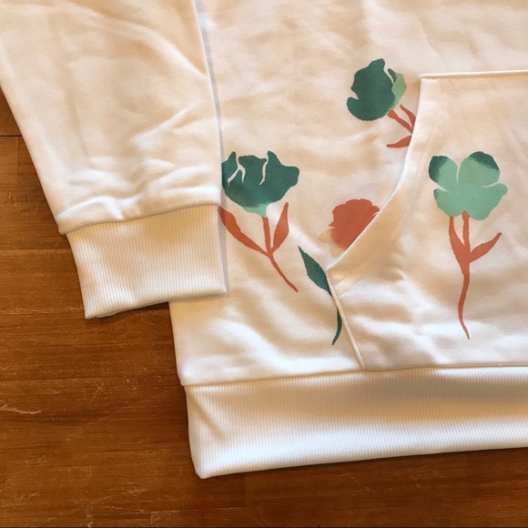 ADIDAS Floral Hoodie - Picture 7 of 8